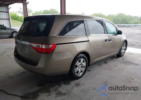 2012 Honda Odyssey Lx из США, поврежденный, VIN 5FNRL5H25CB132727